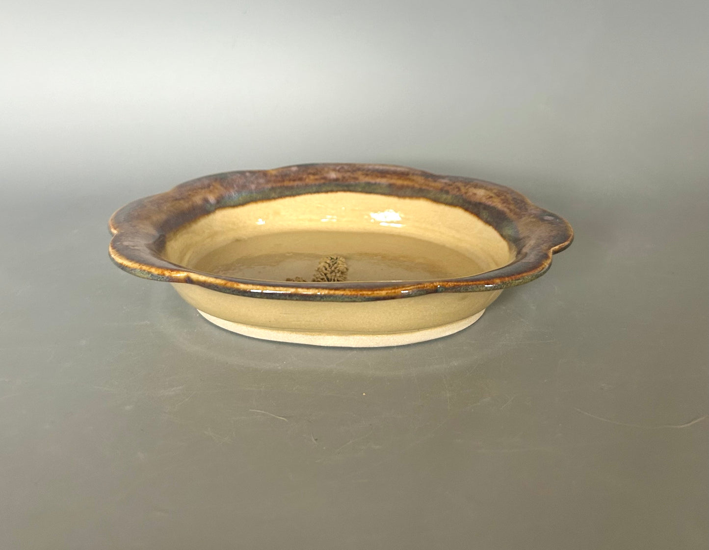 Cornfield Design Oval Dish