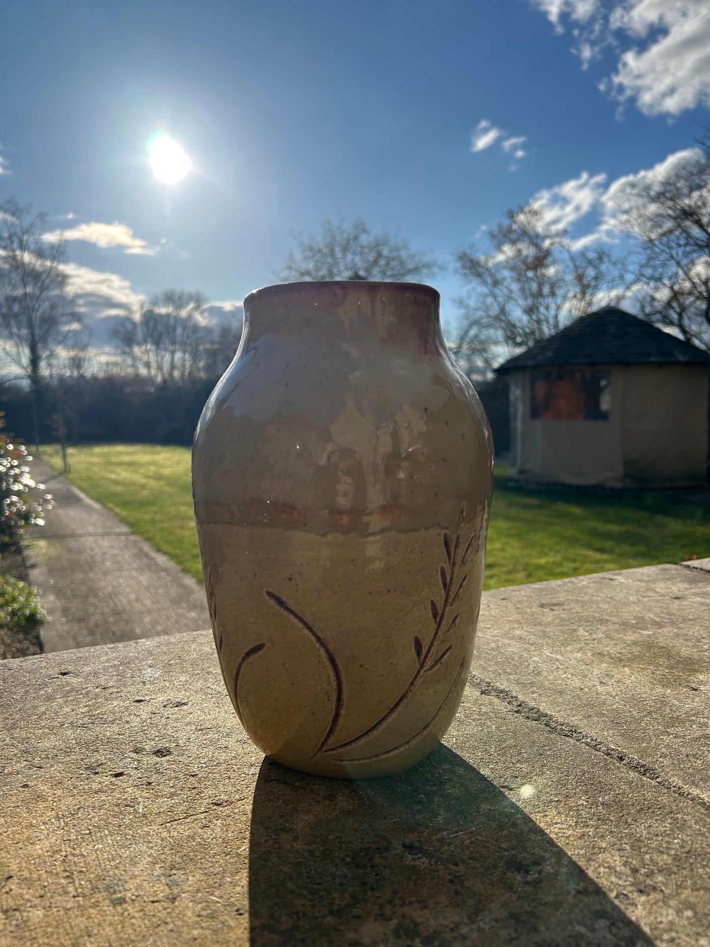 Autumn Wheat Vase