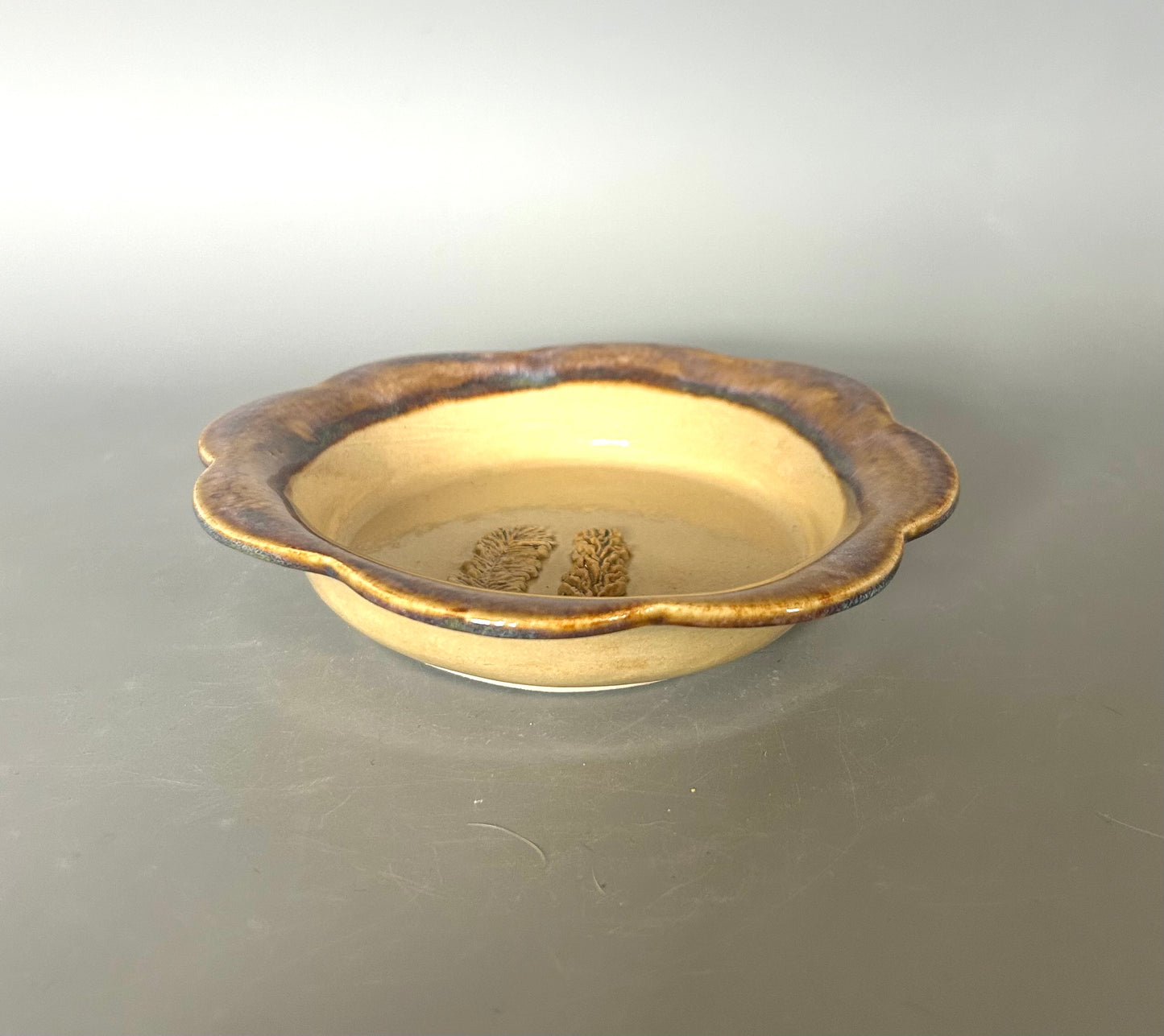 Cornfield Design Round Dish