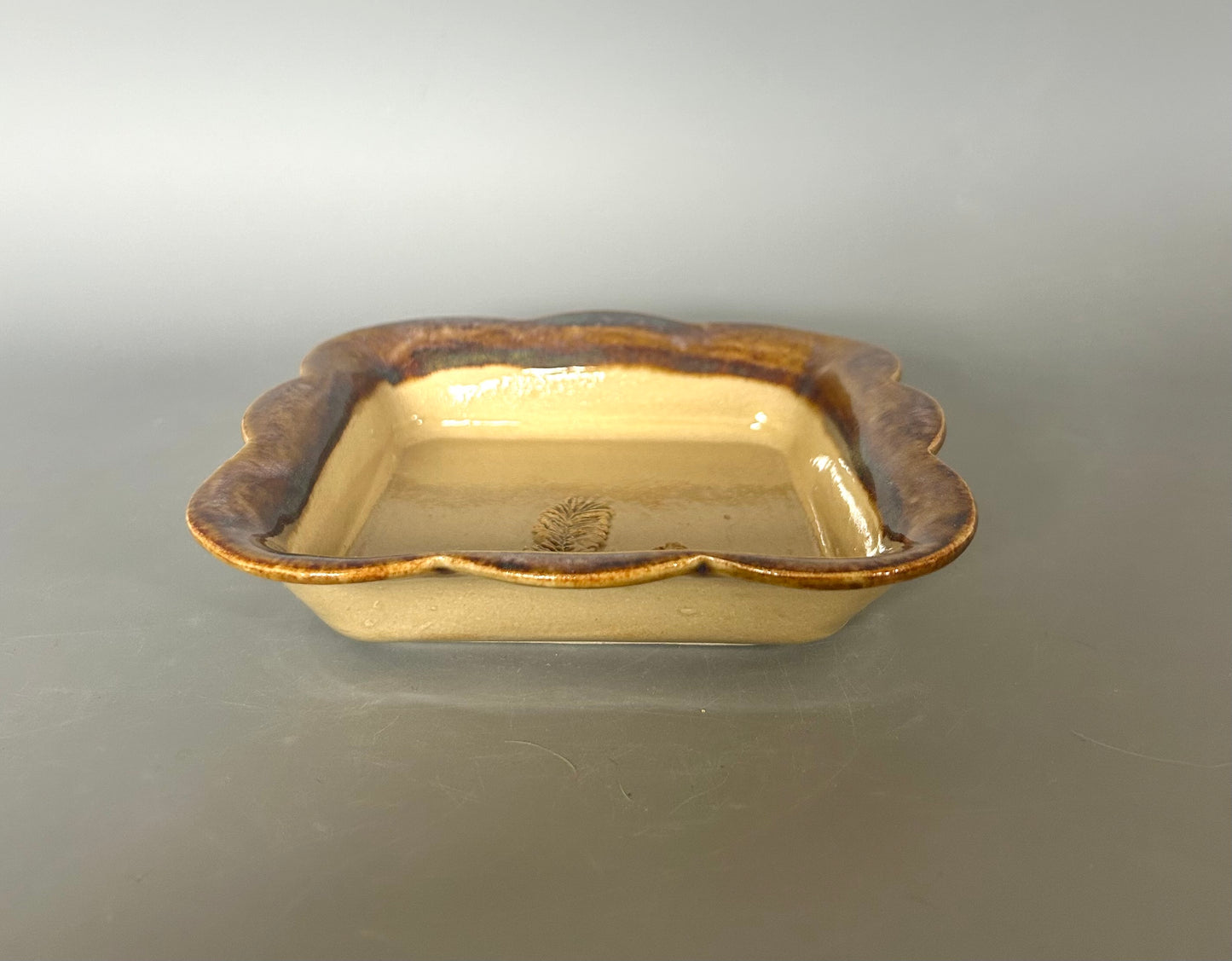 Cornfield Design Square Dish