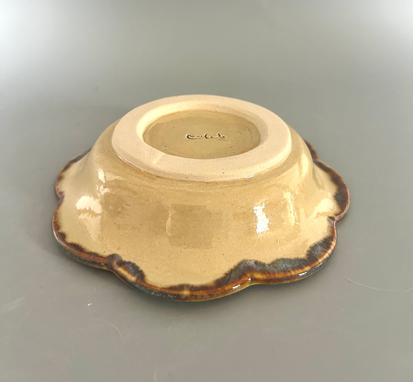 Cornfield Design Round Dish