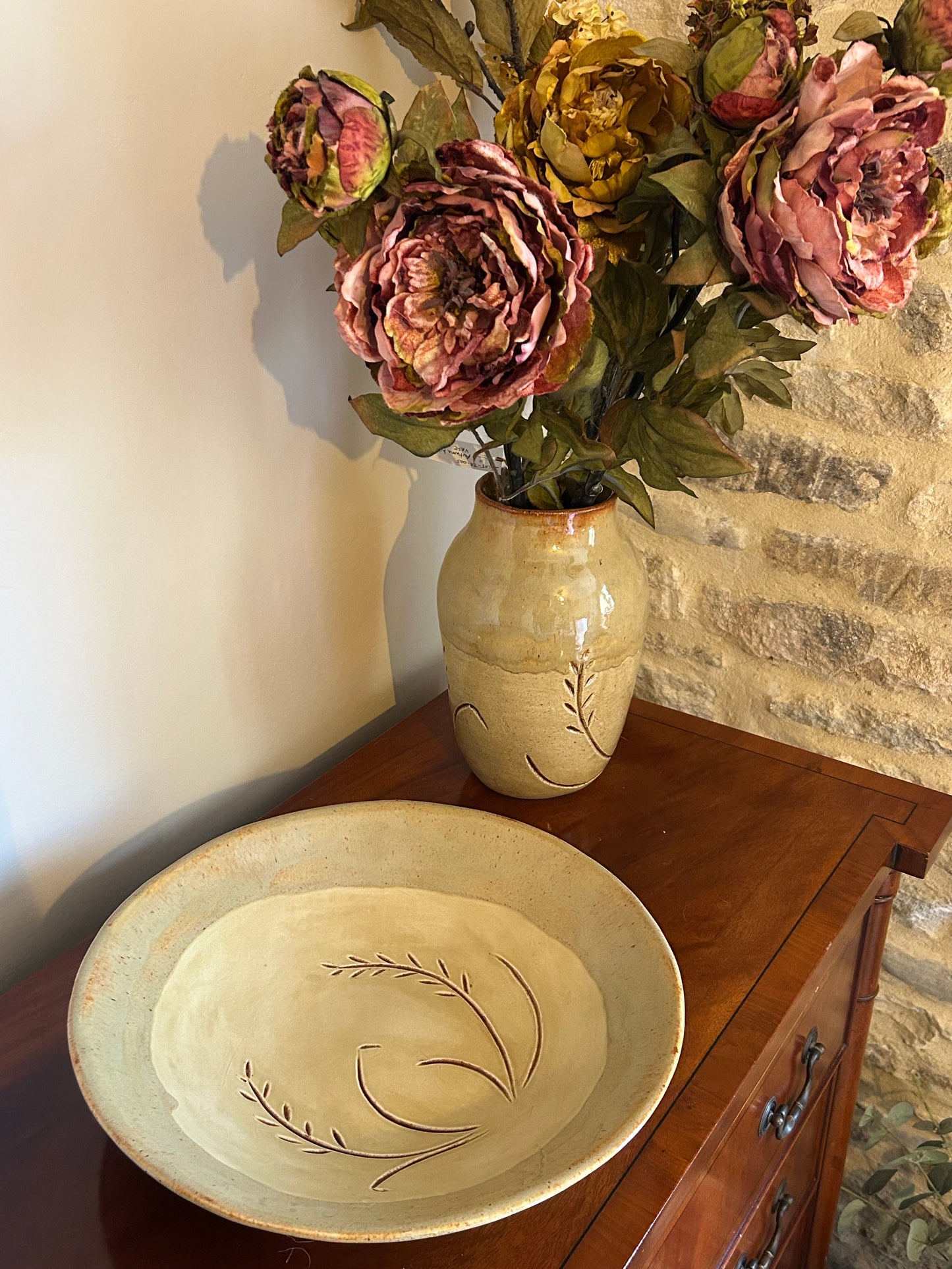 Autumn Wheat Large Serving Dish