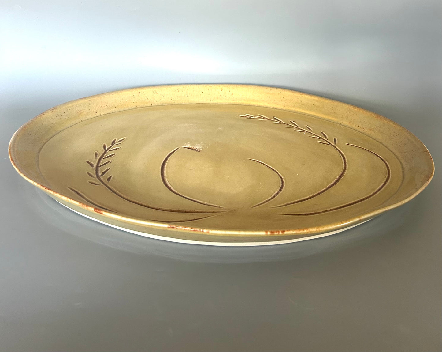 Autumn Wheat Large Platter