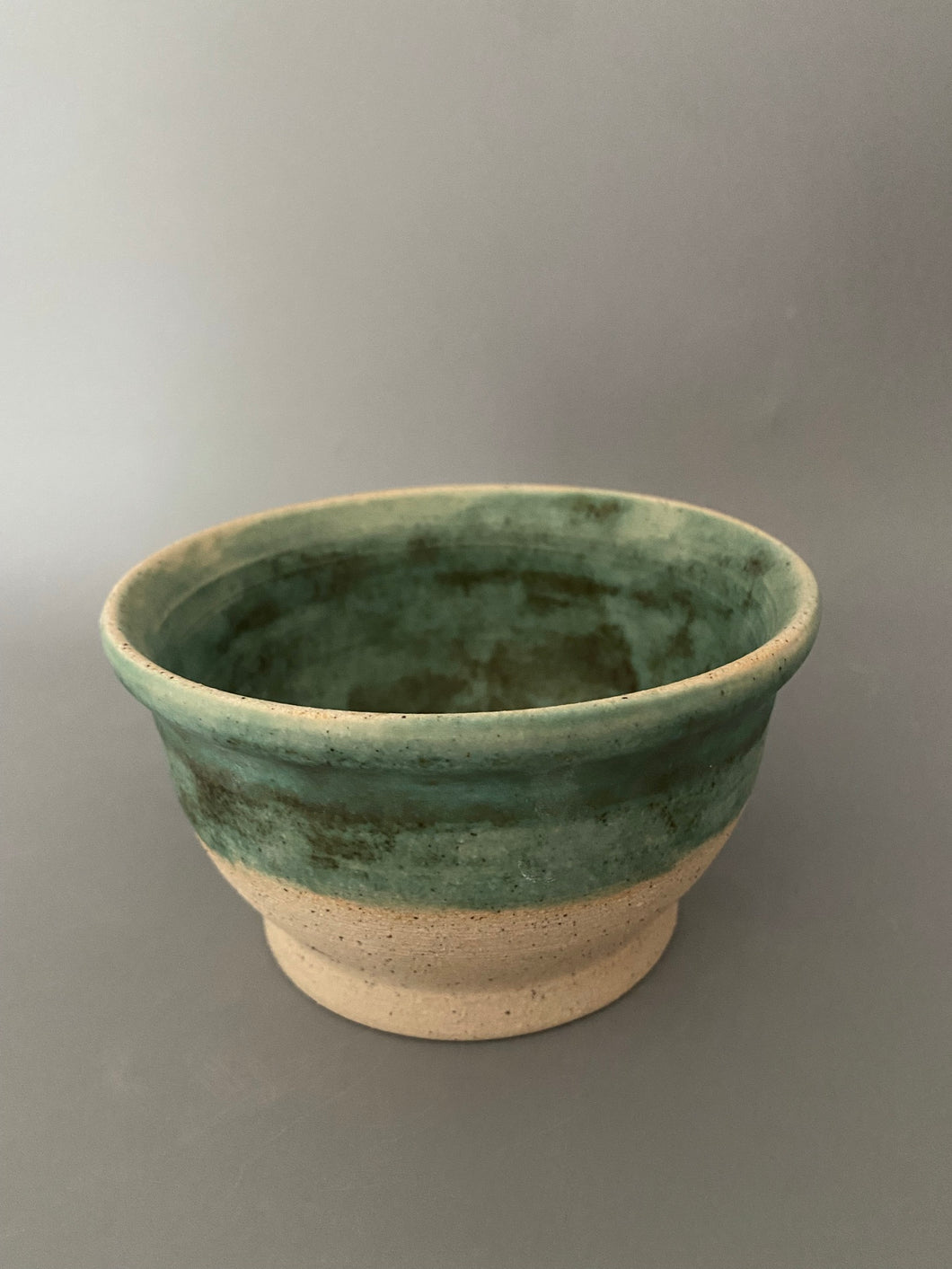 Green Stoneware Bowl