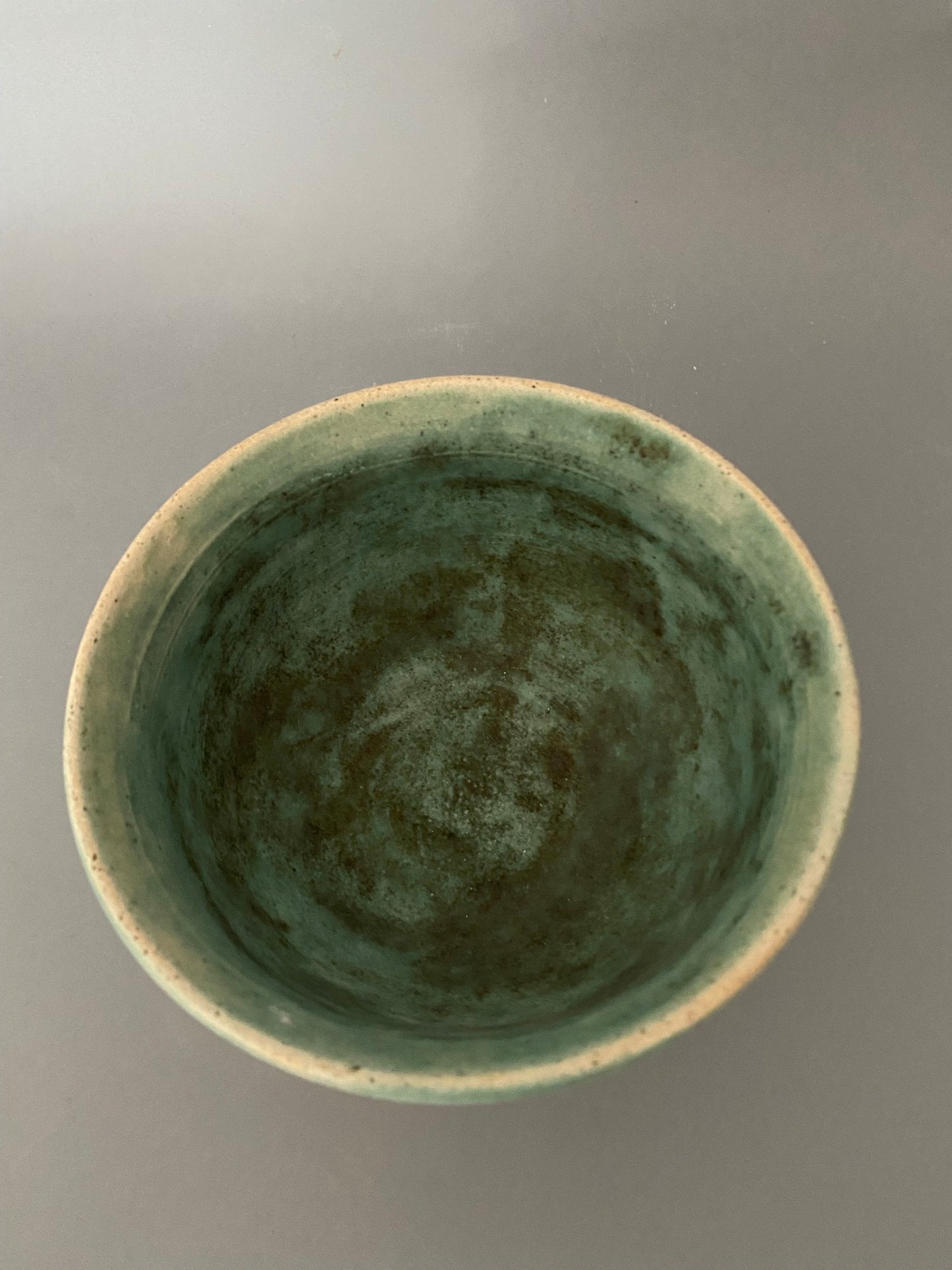 Green Stoneware Bowl