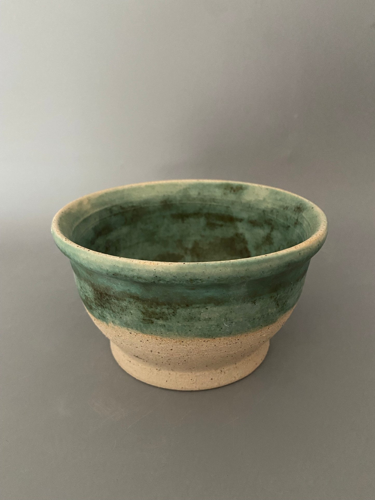 Green Stoneware Bowl