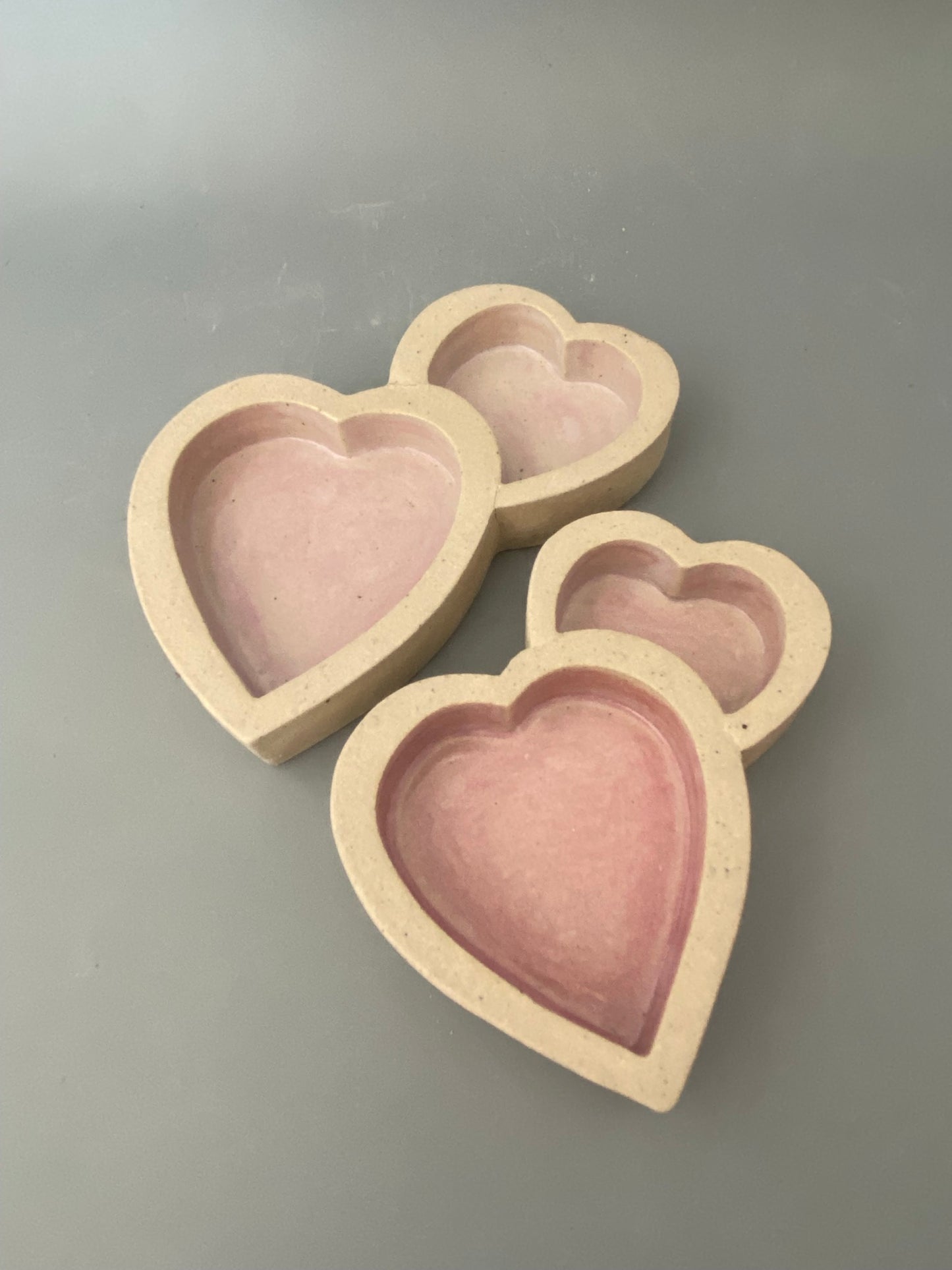 Heart shaped Trinket Dishes