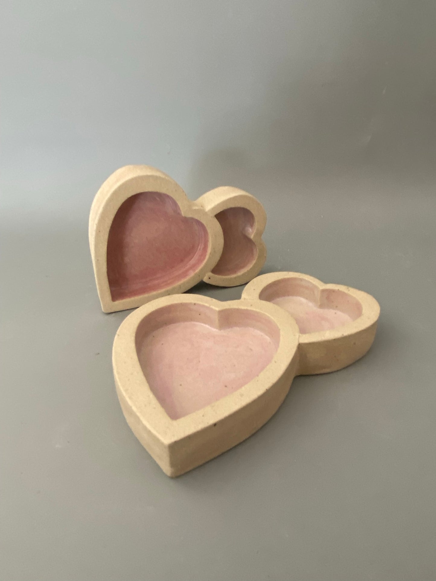 Heart shaped Trinket Dishes