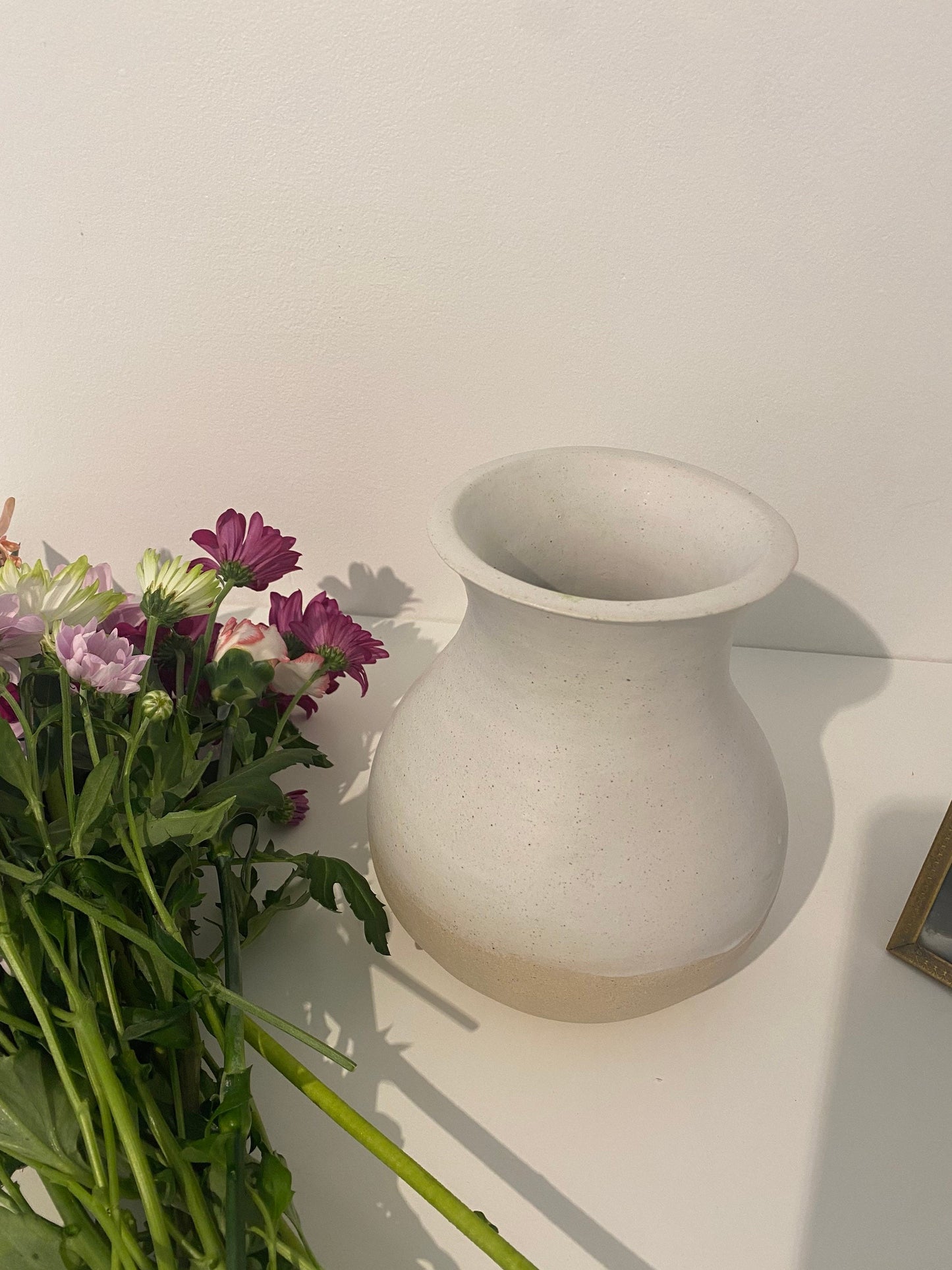 Large White Vase